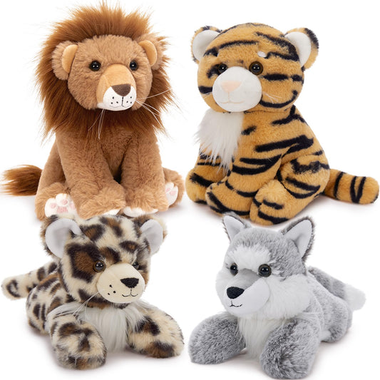 Jungle Stuffed Animals for Baby Shower Centerpieces