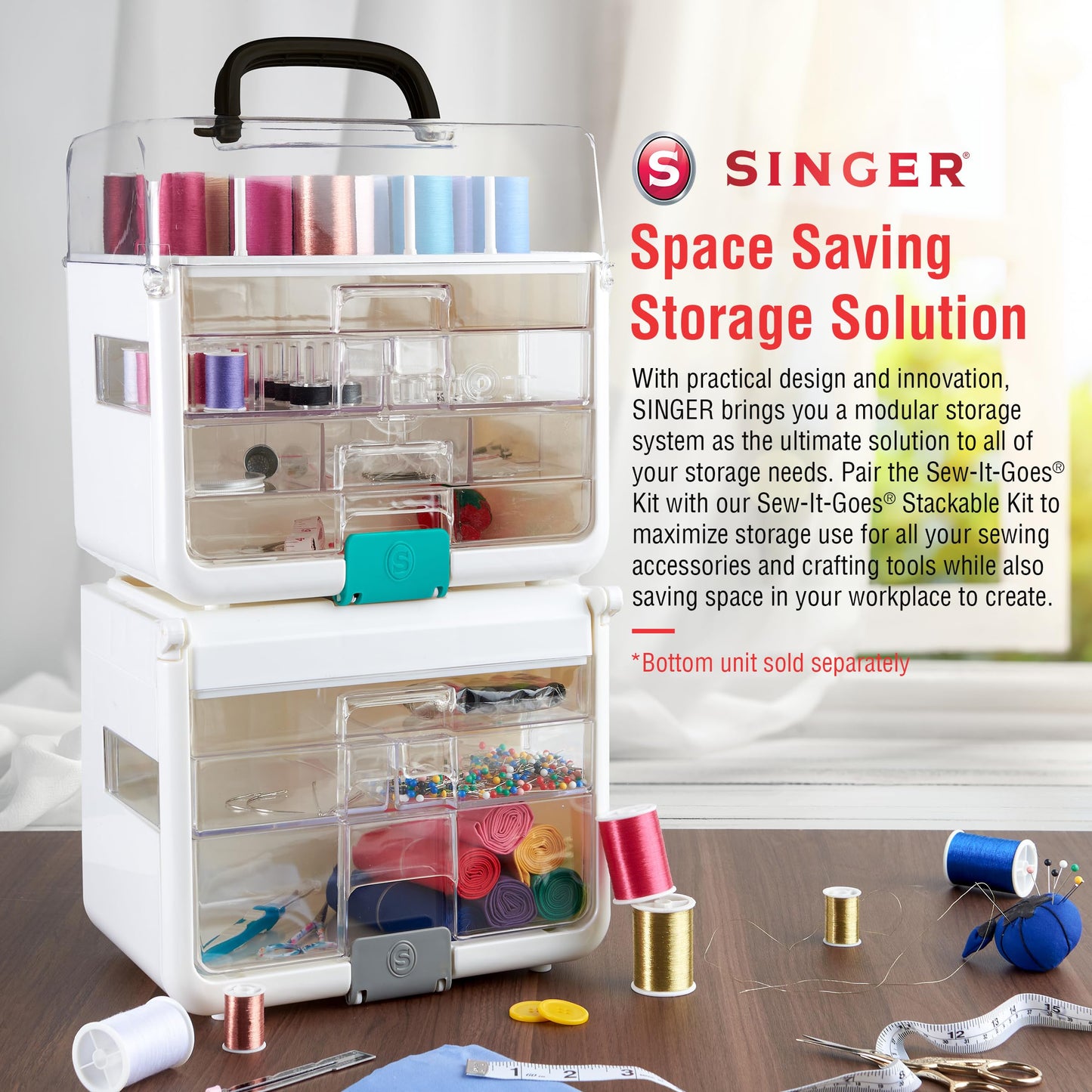 SINGER 356-Piece Sewing Kit with Storage System