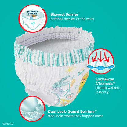 104 Count Pampers Cruisers 360 Diapers Size 6