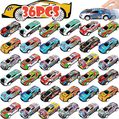 36 Pack Pull Back Toy Cars for Kids