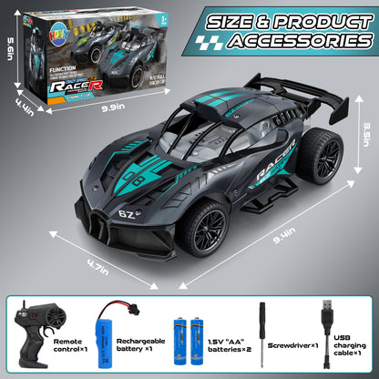 Remote Control Racing Car for Kids - Blue