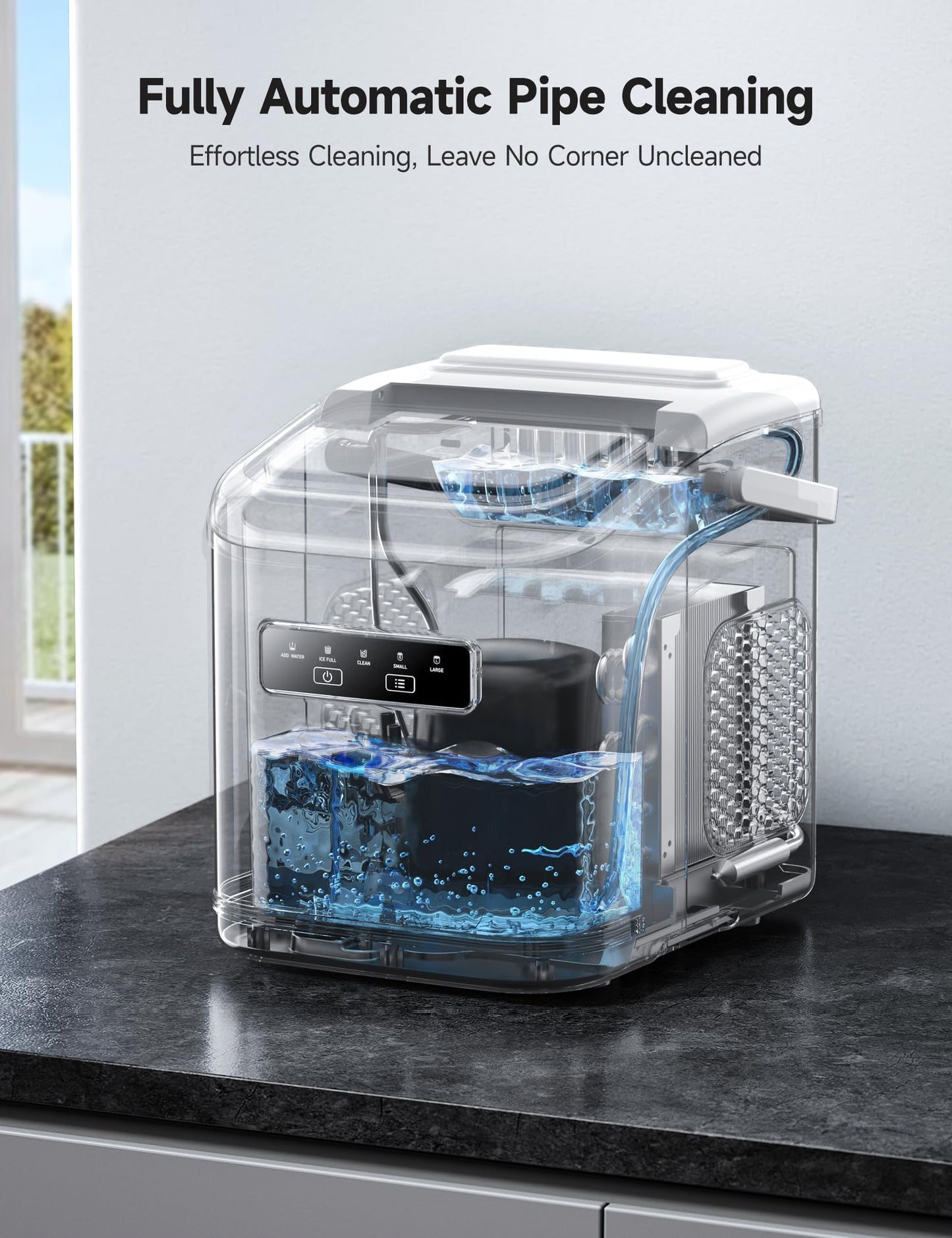 HiCOZY Portable Ice Maker - 26 lbs/Day