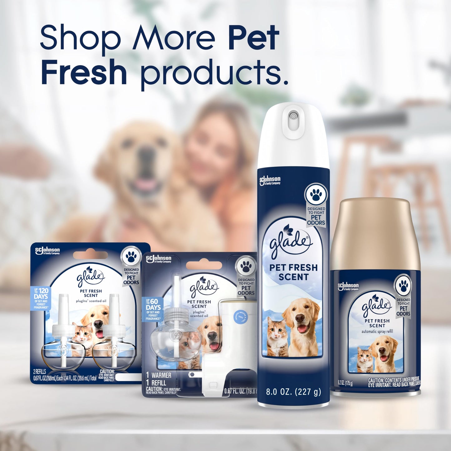 Glade Pet Fresh Automatic Spray Refill 6.2 Oz