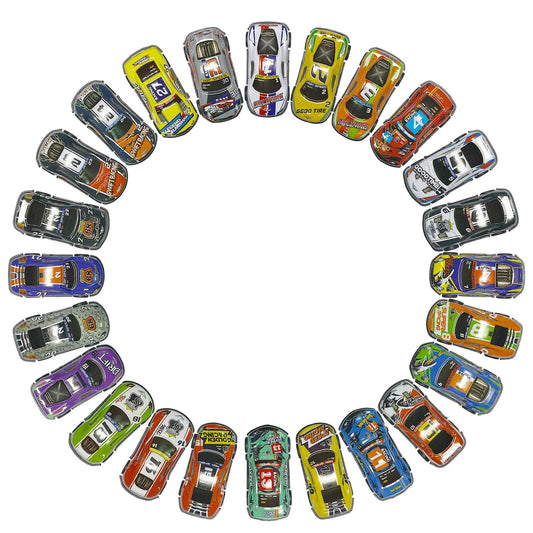 24 Pcs Mini Pull Back Cars Toy Set