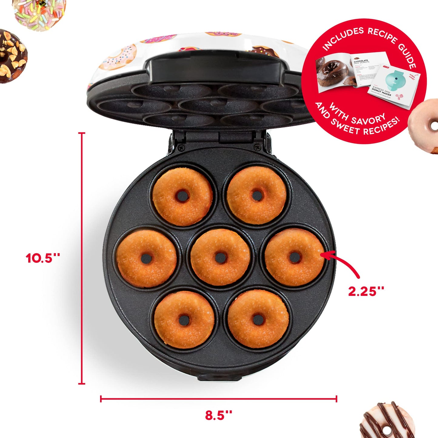 DASH Mini Donut Maker for Kids and Parties