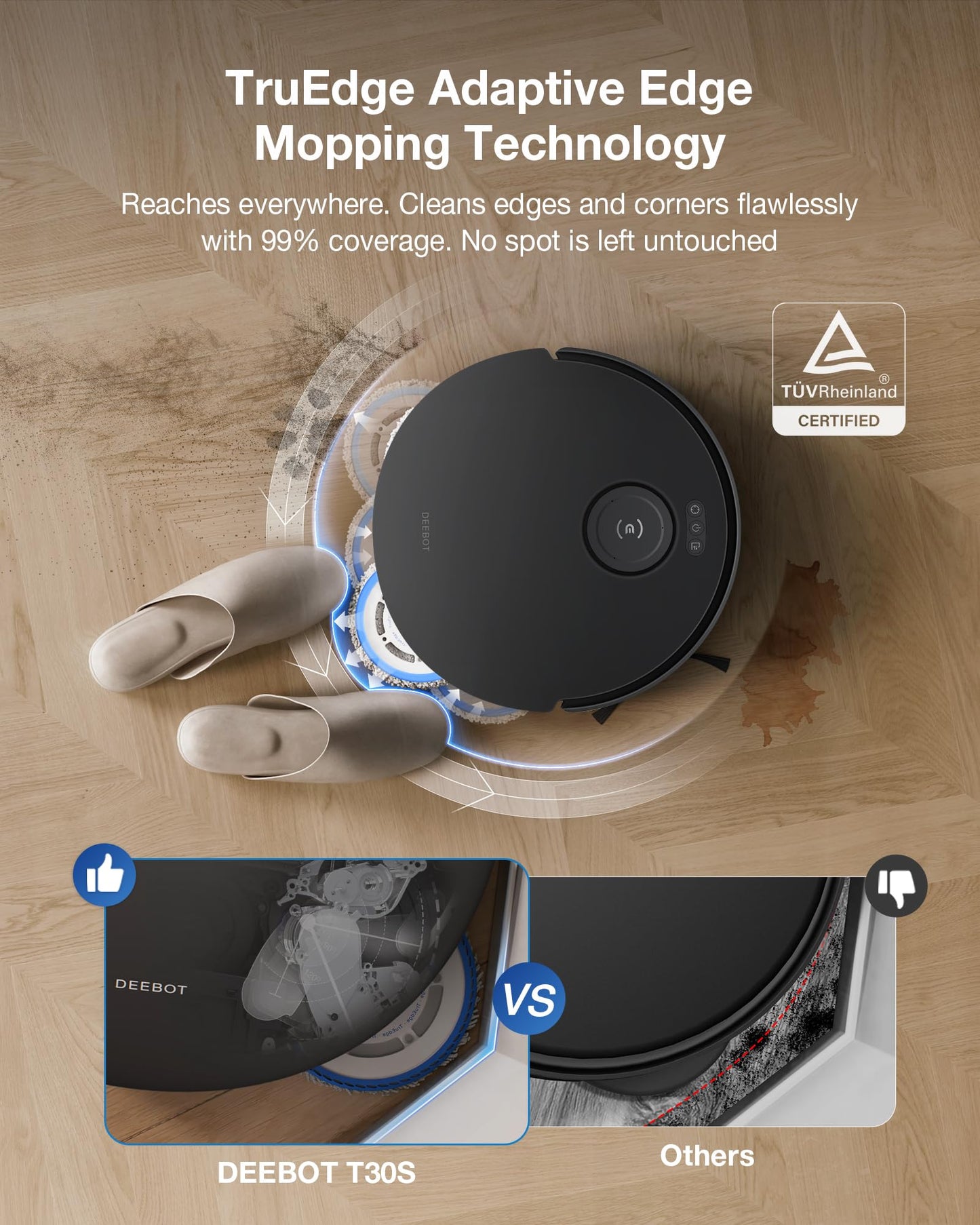 ECOVACS Robot Vacuum and Mop with Self-Emptying