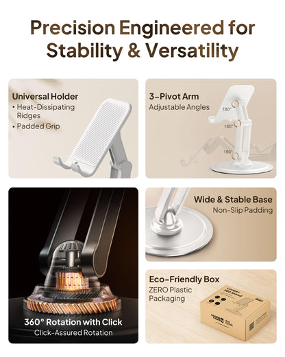 Cooper 360° Rotating Cell Phone Stand for Desk