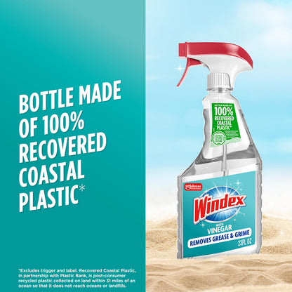 Windex Vinegar Glass Cleaner Spray, 23 Fl Oz