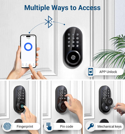 TEEHO Keyless Fingerprint Smart Door Lock