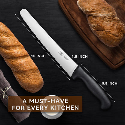10-Inch HUNTER.DUAL Serrated Bread Knife