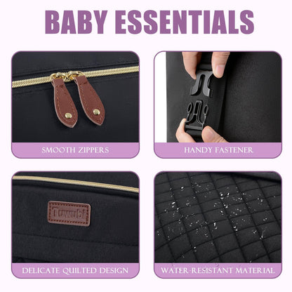 Tuwubi Large Diaper Bag Tote for Travel