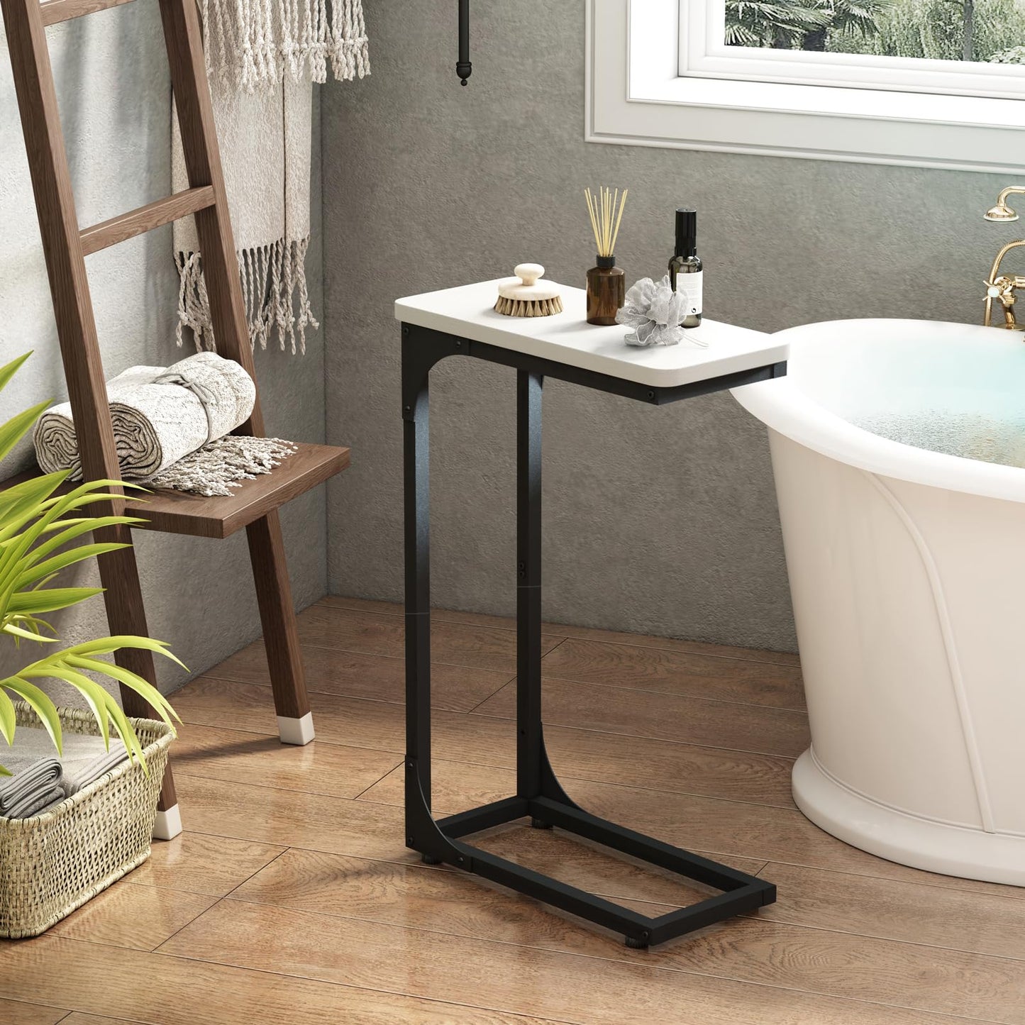 YOOHII Slim C Tables Set of 2 - Black & White
