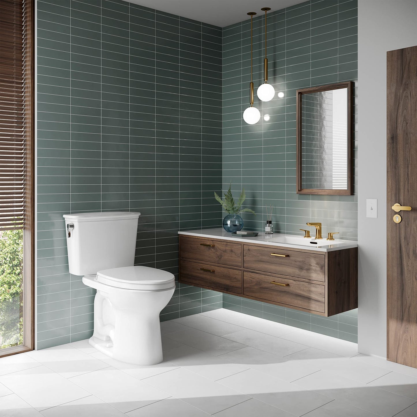 TOTO Elongated 1.28 GPF Toilet with Tornado Flush