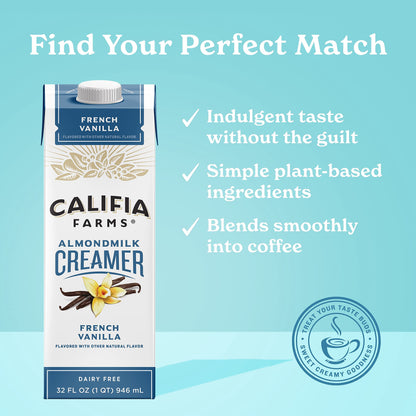 Califia Farms French Vanilla Almond Milk Creamer