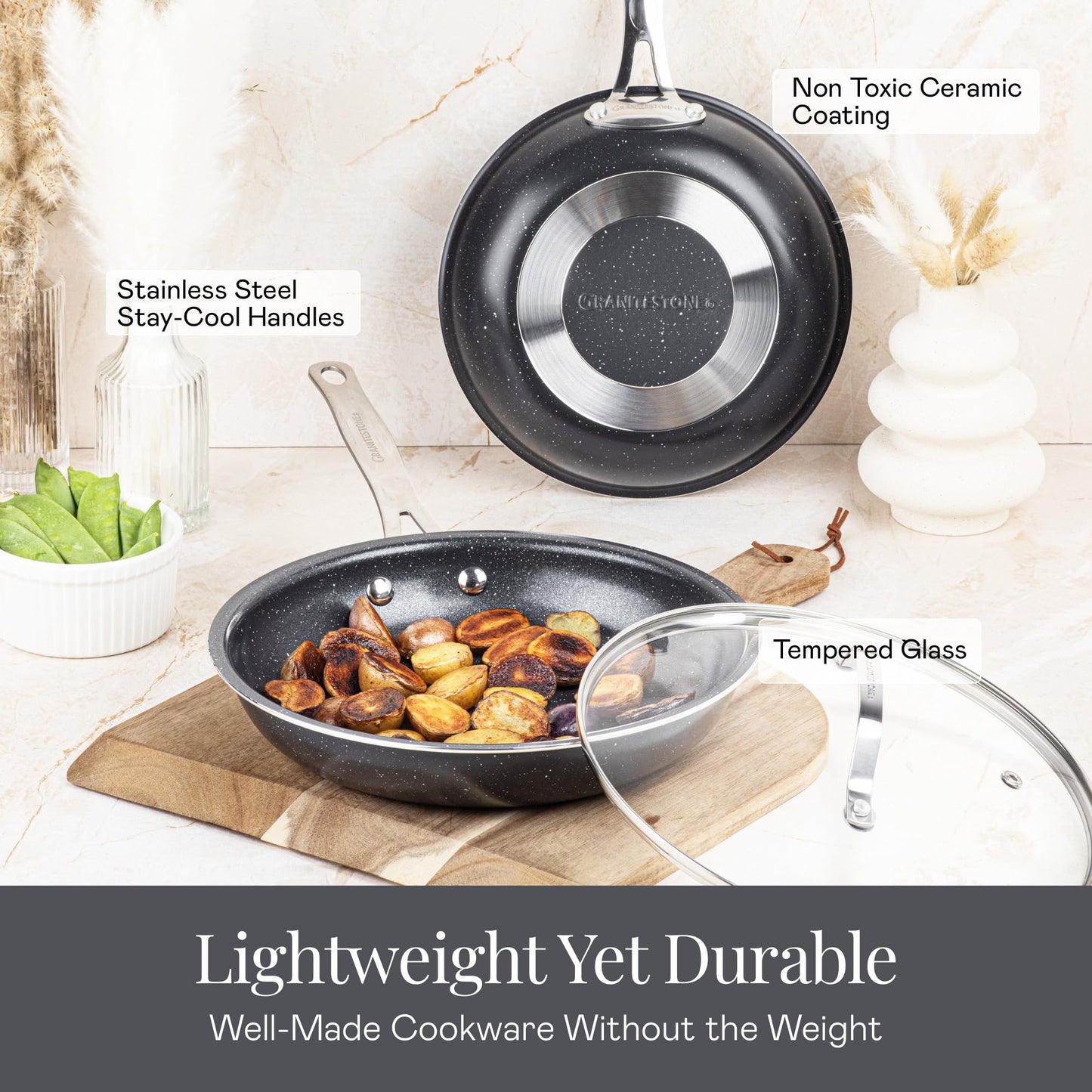 20-Piece Granitestone Nonstick Cookware Set