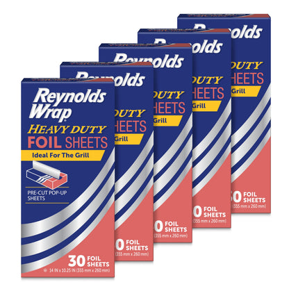 Reynolds Heavy Duty Aluminum Foil Sheets, 150 Total
