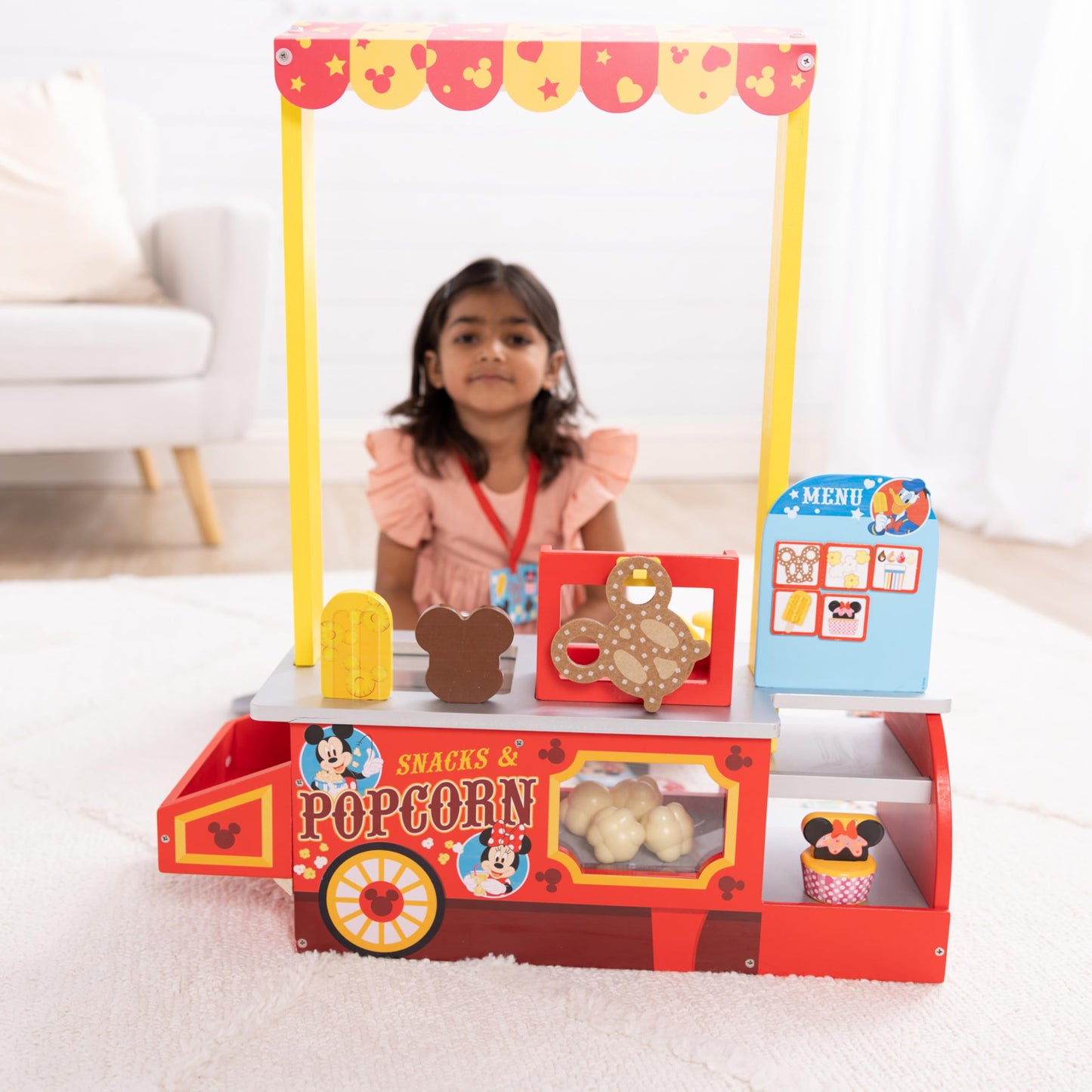 Melissa & Doug Wooden Pretend Food Counter Set