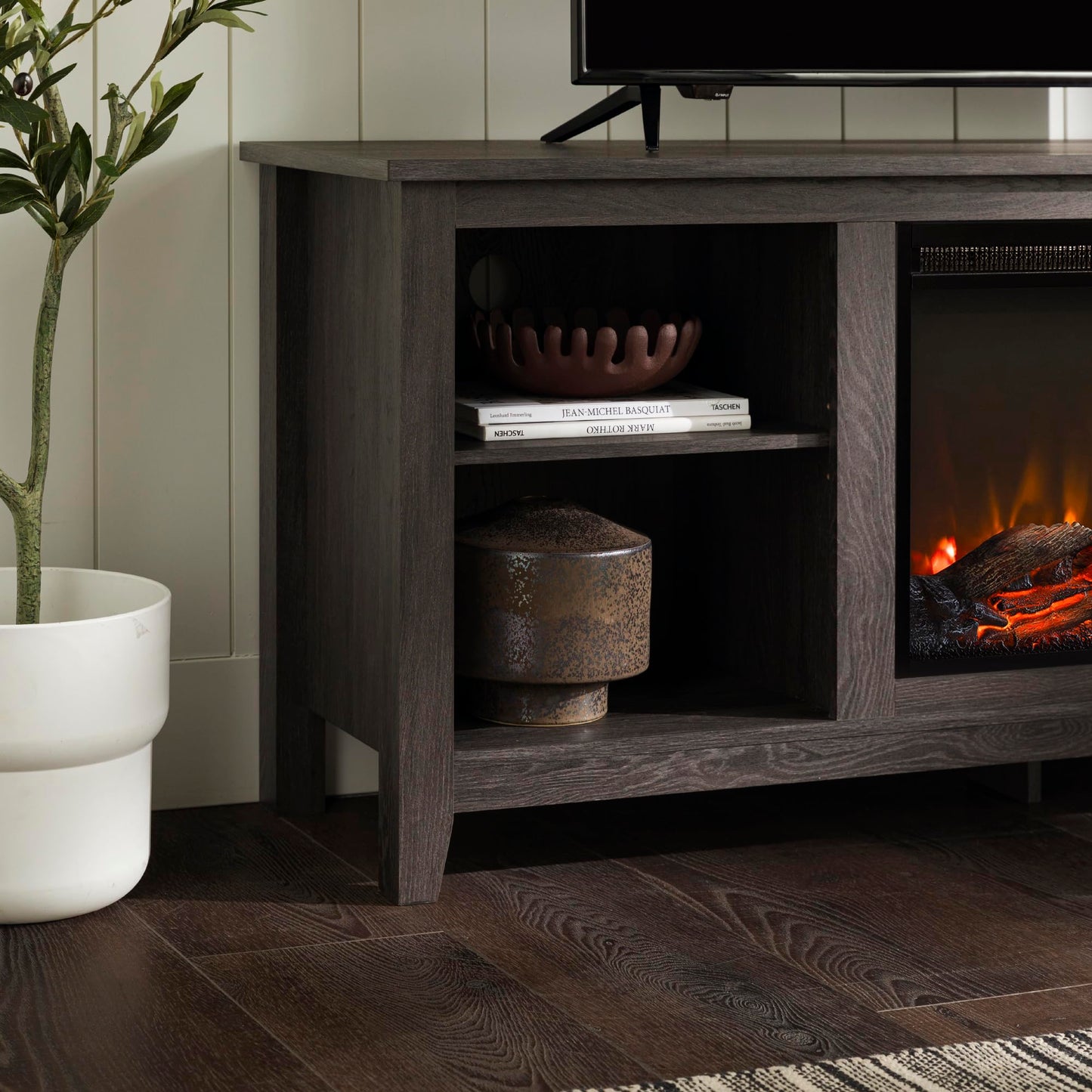 Walker Edison 58" Fireplace TV Stand for 65" TVs