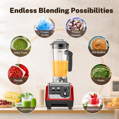 MAGETANG Powerful 1800W Smoothie Blender with 70 Oz