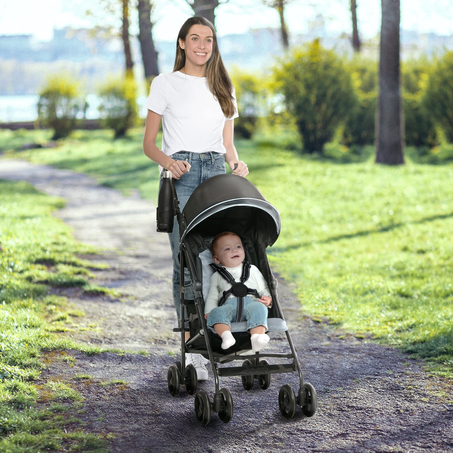 Delta Children Lightweight Jeep Stroller with Recline