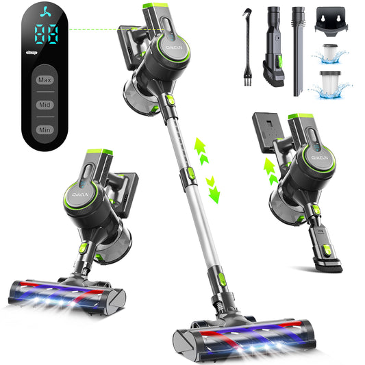 QikCln Cordless Vacuum Cleaner 23Kpa 45 Mins Runtime