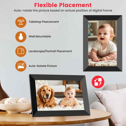 WiFi Digital Photo Frame 10.1 Inch with Touch