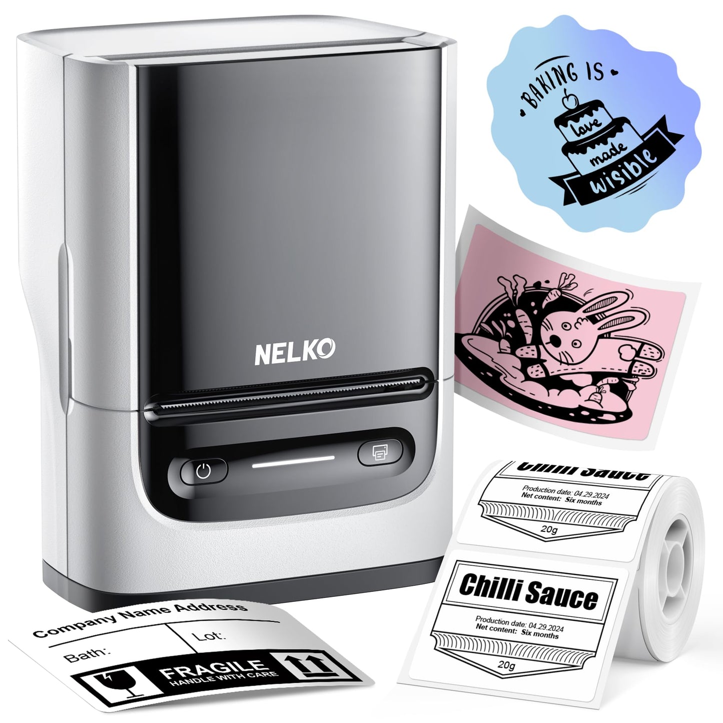 Nelko Bluetooth Label Maker for Small Business