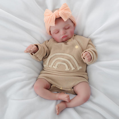 Reborn Baby Doll with Feeding Toy Kit