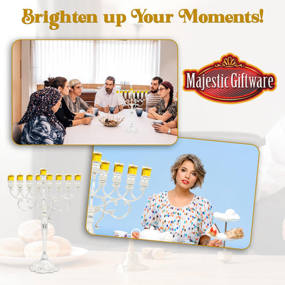 Chanukah Oil Menorah by Majestic Giftware