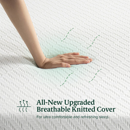ZINUS 8 Inch Green Tea Luxe Memory Foam Mattress / Pressure Relieving / CertiPUR-US Certified / Bed-in-a-Box / All-New / Made in USA, Twin