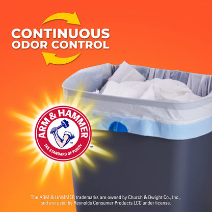 Hefty Ocean Water Scent 4 Gallon Trash Bags