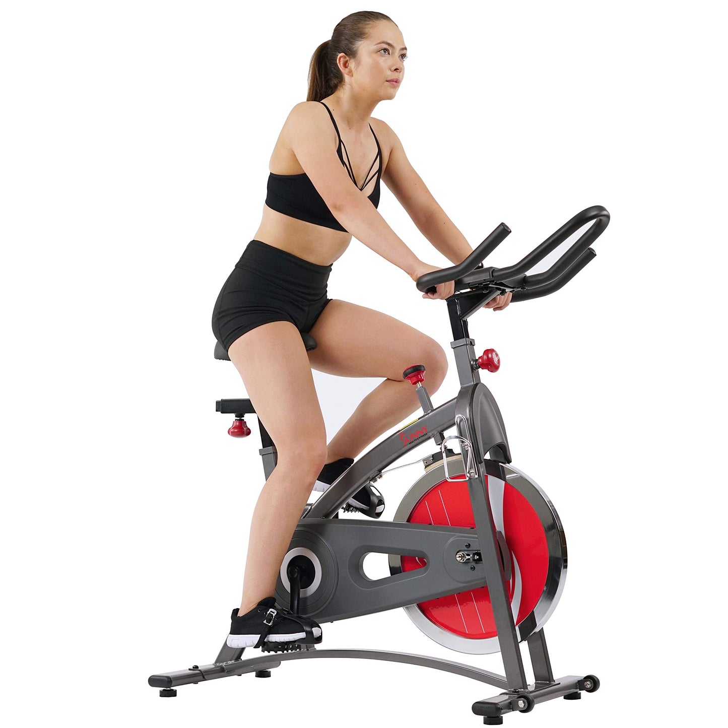 Sunny Health Indoor Cycling Exercise Bike with Monitor