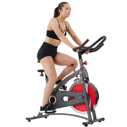 Sunny Health Indoor Cycling Exercise Bike with Monitor