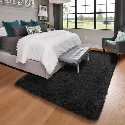Machine Washable Shag Area Rug 4x6
