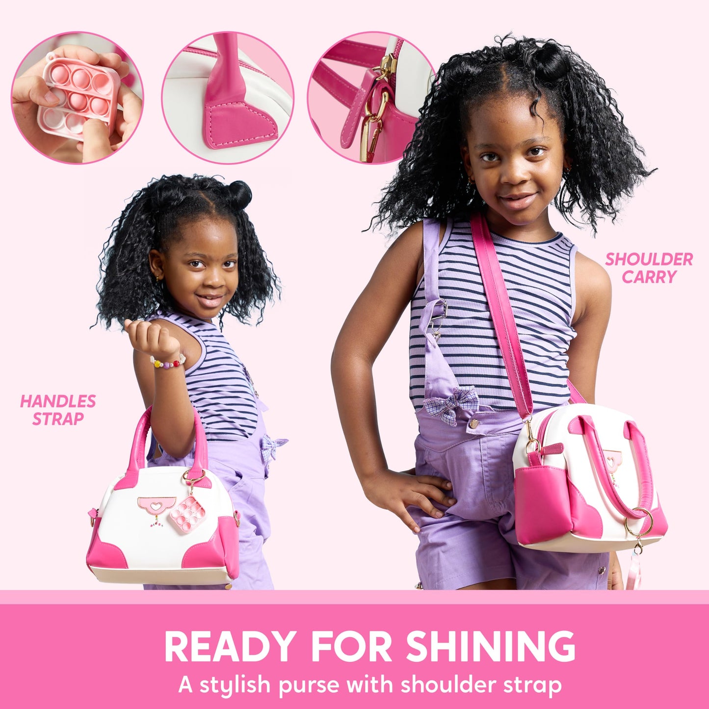 27 PCS Play Purse Set for Little Girls