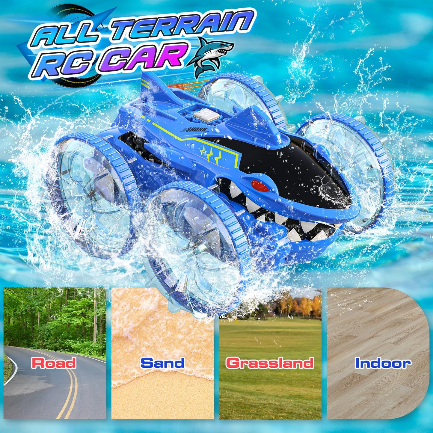 Amphibious Remote Control Car for Kids