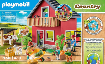 Playmobil Farmhouse Playset with Outdoor Area