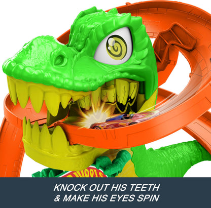 Hot Wheels T-Rex Blaze Battle Track Set