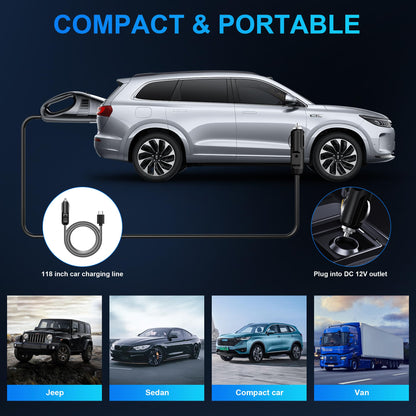 Portable 8000PA Handheld Car Vacuum Cleaner