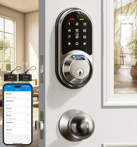 Smart Fingerprint Door Lock with App Control