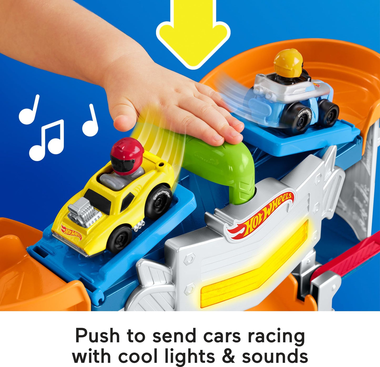 Fisher-Price Race and Go Track Set with Cars