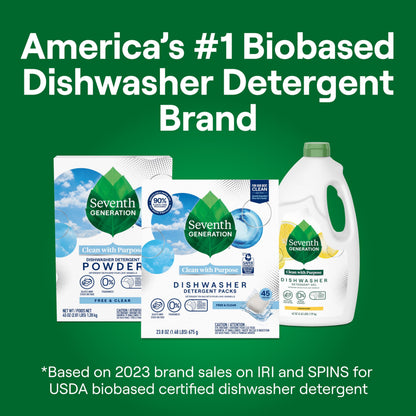 Seventh Generation Free & Clear Dishwasher Packs