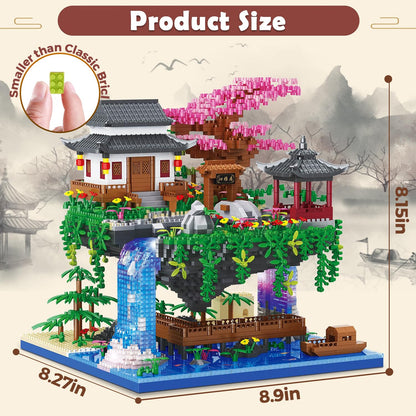 Micro Building Blocks Cherry Bonsai Tree Kit