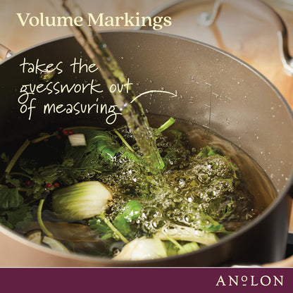 Anolon 10-Quart Nonstick Stock Pot in Bronze