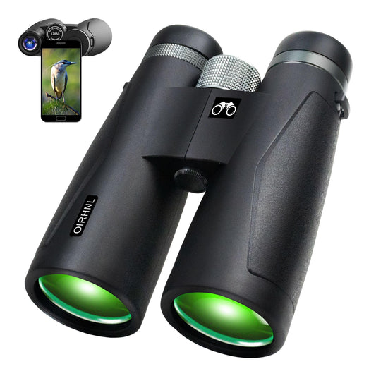 12x50 High Powered Binoculars with Phone Adapter