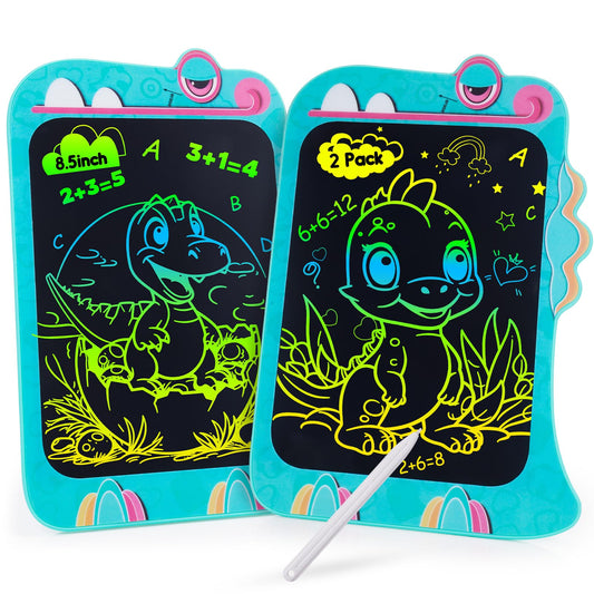 2 Pack Dinosaur LCD Writing Tablet for Kids