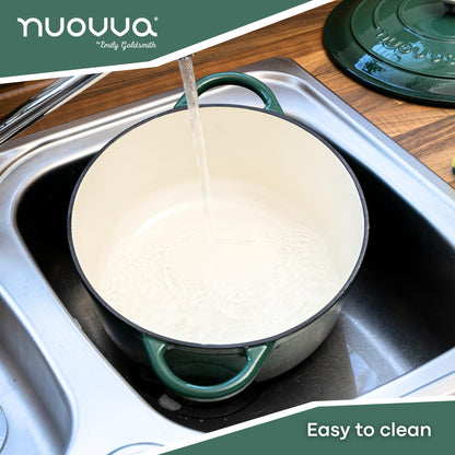 6.4-Quart Cast Iron Dutch Oven with Lid