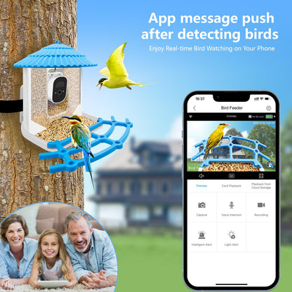 Smart Bird Feeder Camera with AI Detection