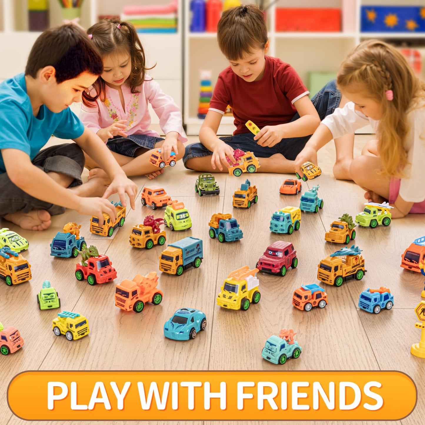 Mini Pull Back Racing Cars Set for Kids