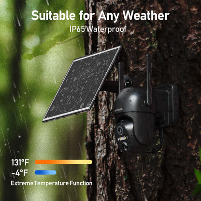 SEHMUA 4G LTE Solar Security Camera Outdoor